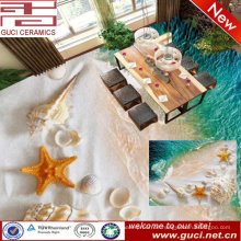 China Herstellung 3D-Druck Keramik Bodenbelag Fliesen für Wohnzimmer